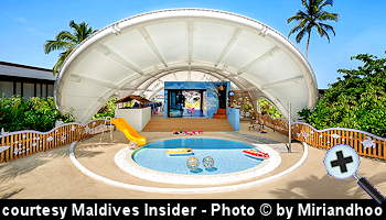 courtesy Maldives Insider - Marriot Bonvoy Kids Club Exterior Twilight
